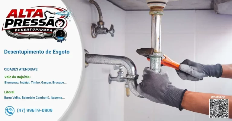 Desentupimento de Esgoto em Blumenau/SC - Alta Pressão Desentupidora. Desentupimento de Esgoto em Blumenau/SC - Alta Pressão Desentupidora.
