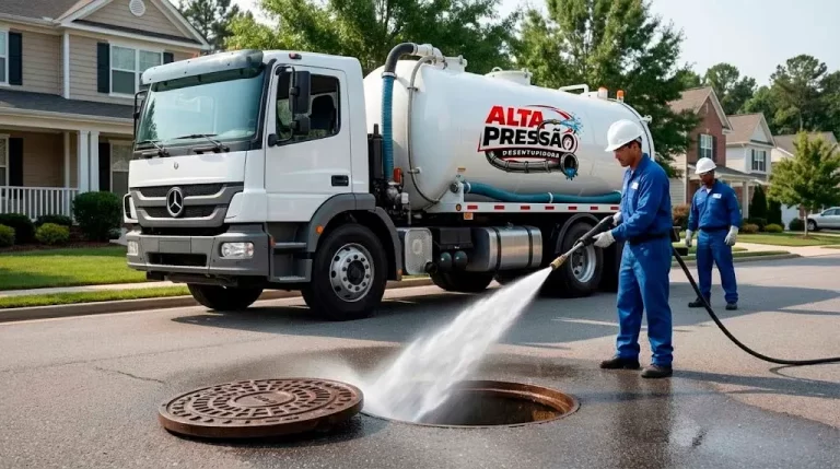 Desentupimentos em SC na Região de Blumenau - Vale do Itajaí - Alta Pressão Desentupidora.